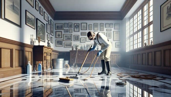 Cleaning Marble Floors Streak-Free in Scotland