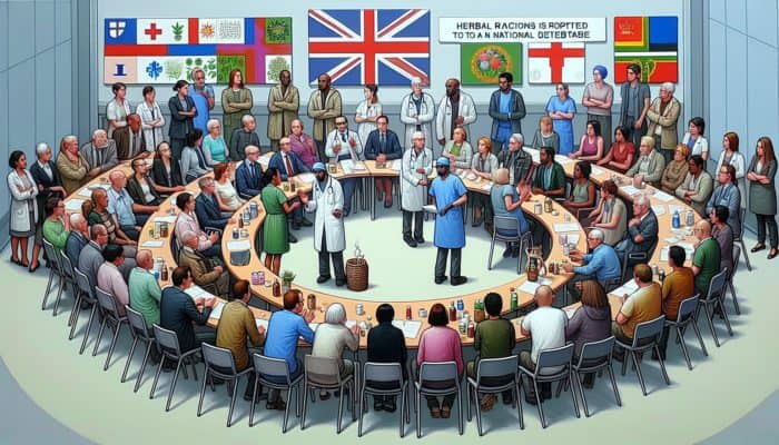 Diverse group reporting herbal reactions to UK database, enhancing public health safety.