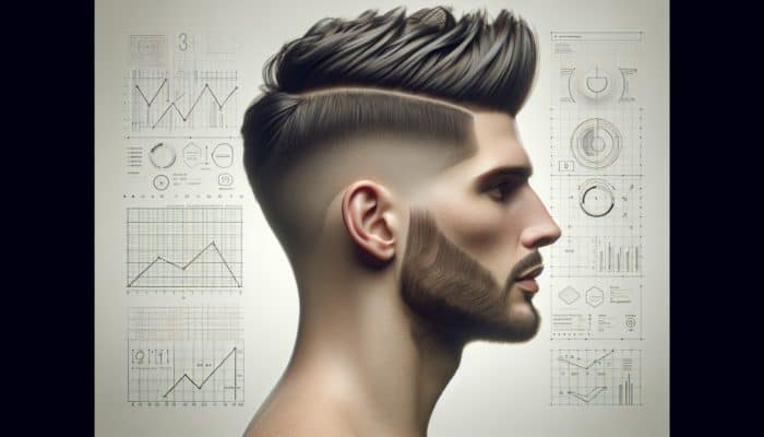 A modern undercut hairstyle for men, styled with texturizing spray and pomade, showcasing clean lines and distinct shape.