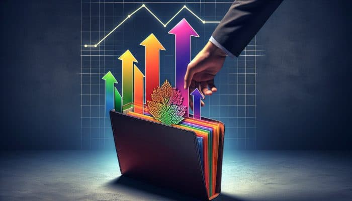 Debt Consolidation Loans for Medical Bills: UK Guide | DCL Debt Consolidation Loans for Medical Bills: Person organizing colorful bills into one folder, graph showing reduced rates and improving credit score.