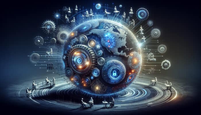 Diverse virtual assistants using secure tools and protocols to collaborate across time zones.