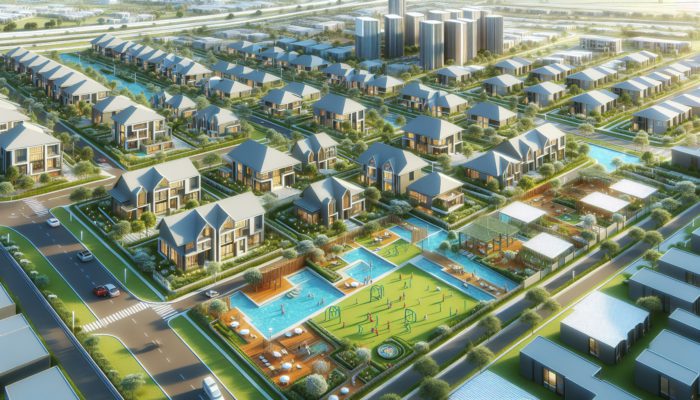 A vibrant Durban neighborhood with modern homes, parks, and family amenities, easily accessible by public transport and roads.