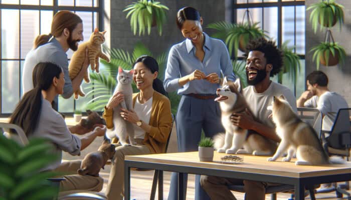 Pets in Workplace Wellness Boosts Employee Health