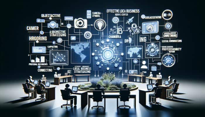 A digital marketing hub in Blandford Forum with targeted ads on Facebook, Instagram, Google Ads, and LinkedIn for local businesses.