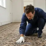 Restoring Victorian Mosaic Tiles to Vibrant Original Color