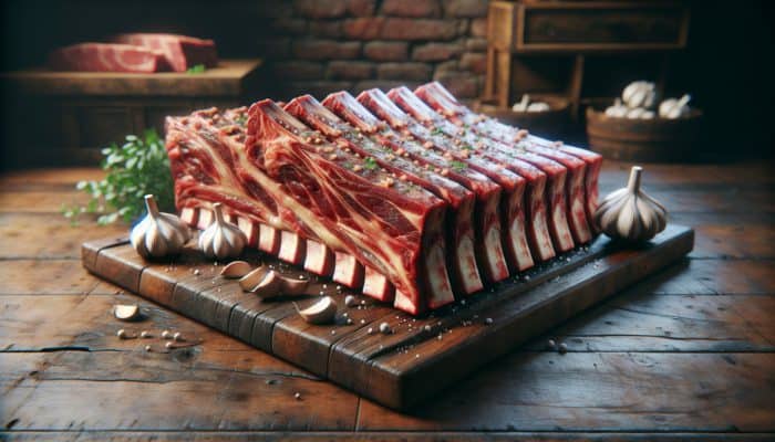 Garlic Crust Smoked Beef Ribs for a Flavorful Delight